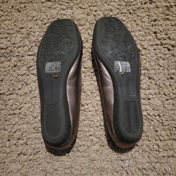 WOMENS MICHELLE D BRONZE BALLET FLAT SHOES SIZE 8.5 - Picture 11 of 13